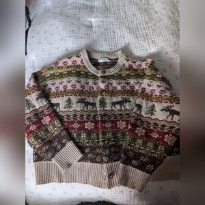 Natural Life Multicolor Patterned Sweater